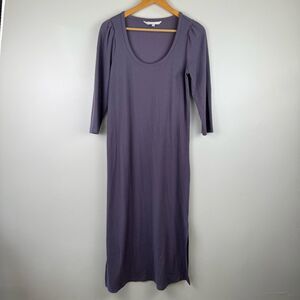 The Nines By Hatch Womens Ribbed Dress Stretch Pull Over Lounge Medium Maternity